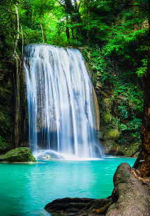 Erawan National Park and Waterfalls